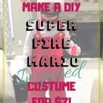 HOW TO MAKE A DIY SUPER FIRE MARIO INSPIRED COSTUME FOR $7!