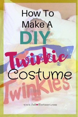 How to make a DIY Twinkie Costume