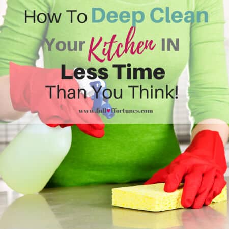 How To Deep Clean Your Kitchen In Less Time Than You Think