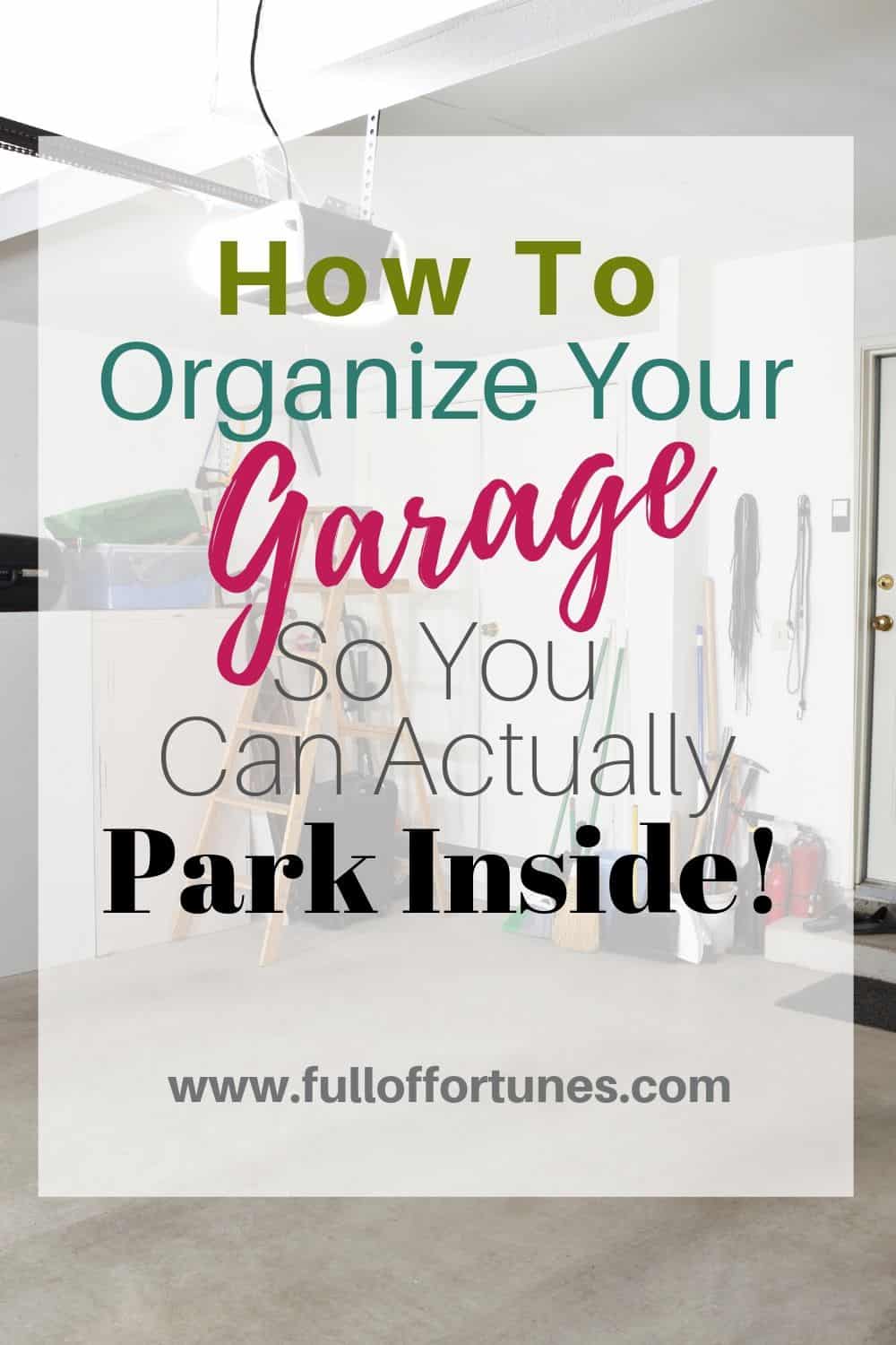 Reclaim the space in your garage and park your car inside too!